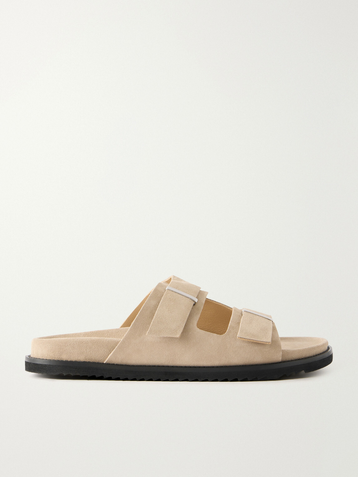 Mr P. - Suede Slides - Brown