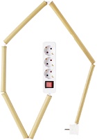 Bless White Bamboo N°26 Multiplug Power Bar