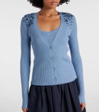 Dorothee Schumacher Embellished cardigan and tank top set