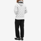 F.C. Real Bristol Men's All Over Star Sweat Hoodie in Gray