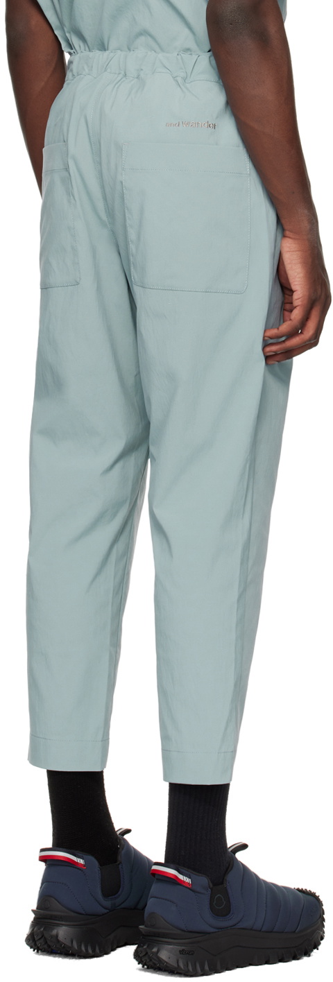 and wander Blue Belted Trousers