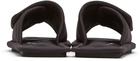 Alexander Wang Black Padded Lana Slippers