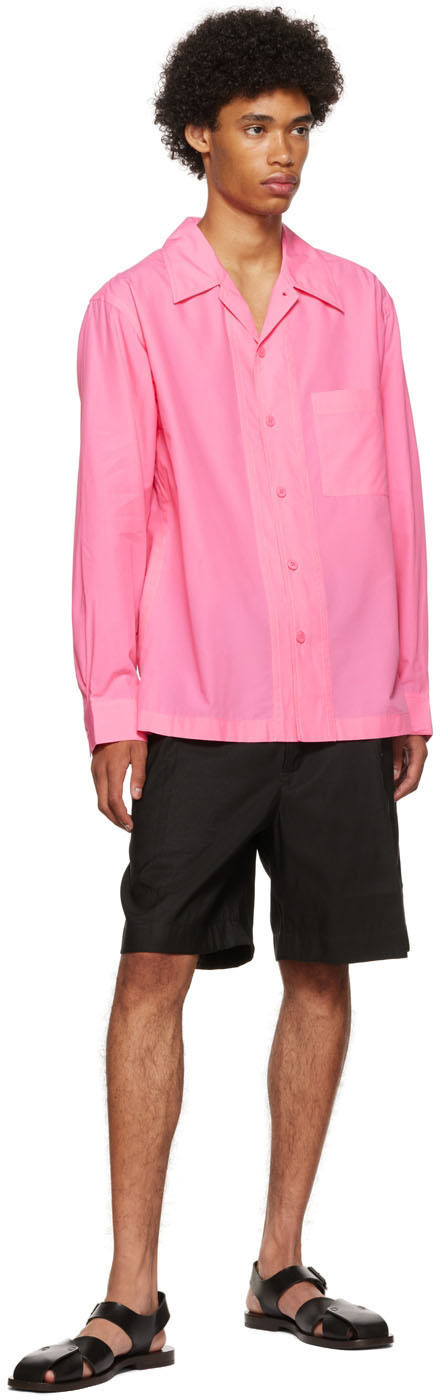 3.1 Phillip Lim Pink Convertible Collar Shirt