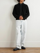 mfpen - Leisure Cotton Zip-Up Sweater - Black