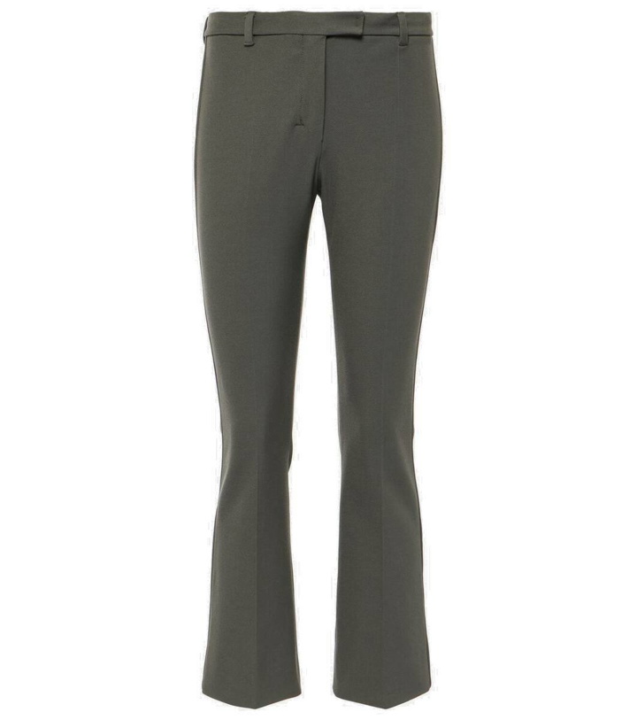 Photo: 'S Max Mara Umanita cropped cotton-blend slim pants