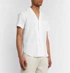 Odyssee - Bastide Camp-Collar Linen Shirt - White