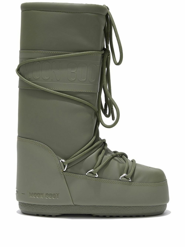Photo: Moon Boot Green Icon Snow Boots