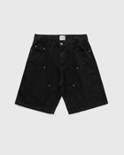 Arte Antwerp Workwear Embroidery Shorts Black - Mens - Casual Shorts