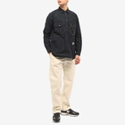 And Wander Men's Cordura Popover Shirt in Dark Navy