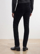 TOM FORD - Slim-Fit Cotton-Blend Corduroy Trousers - Black