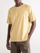 Auralee - Luster Cotton-Jersey T-Shirt - Yellow