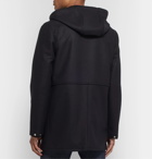 A.P.C. - Ben Virgin Wool-Blend Hooded Parka - Blue