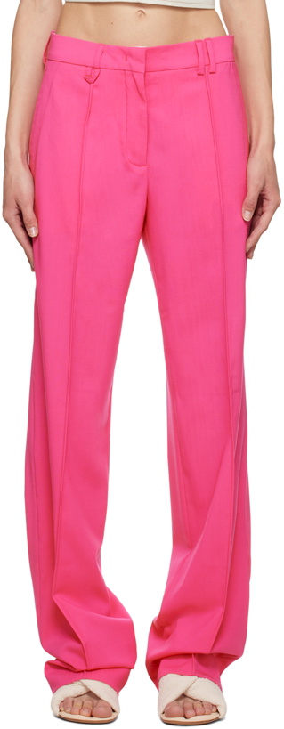 Photo: Jacquemus Pink Le Papier 'Le Pantalon Camargue' Trousers