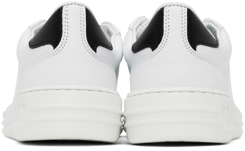 MSGM White Printed Sneakers