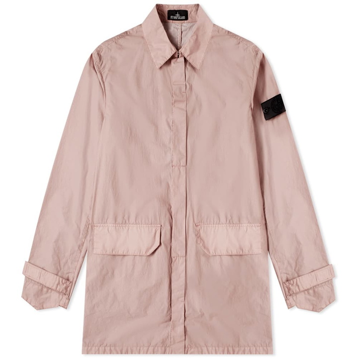 Photo: Stone Island Shadow Project Naslan Light Watro Button Mac