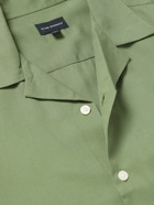 Club Monaco - Camp-Collar TENCEL Lyocell Shirt - Green