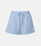 Polo Ralph Lauren x Wimbledon striped cotton shorts