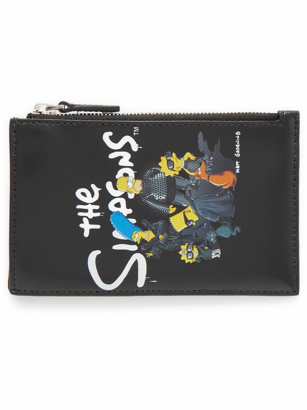 Photo: Balenciaga - The Simpsons Printed Leather Zipped Cardholder