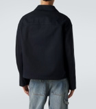 Loewe Logo embroidered cotton jacket