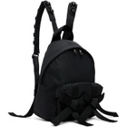 Simone Rocha Black Beaded Utility Bow Backpack