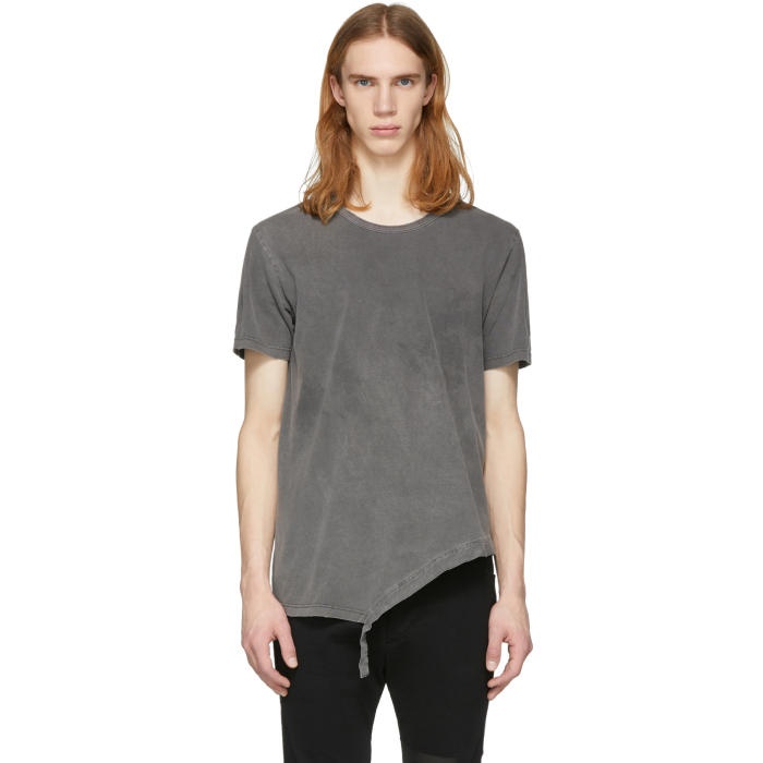 Photo: The Viridi-anne Grey Asymmetric T-Shirt 