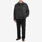 Acne Studios Men's Robert Relaxed Denim Jacket in Vintage Black