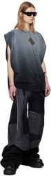 Swampgod Black & Navy 3/4 Fisolo Jeans