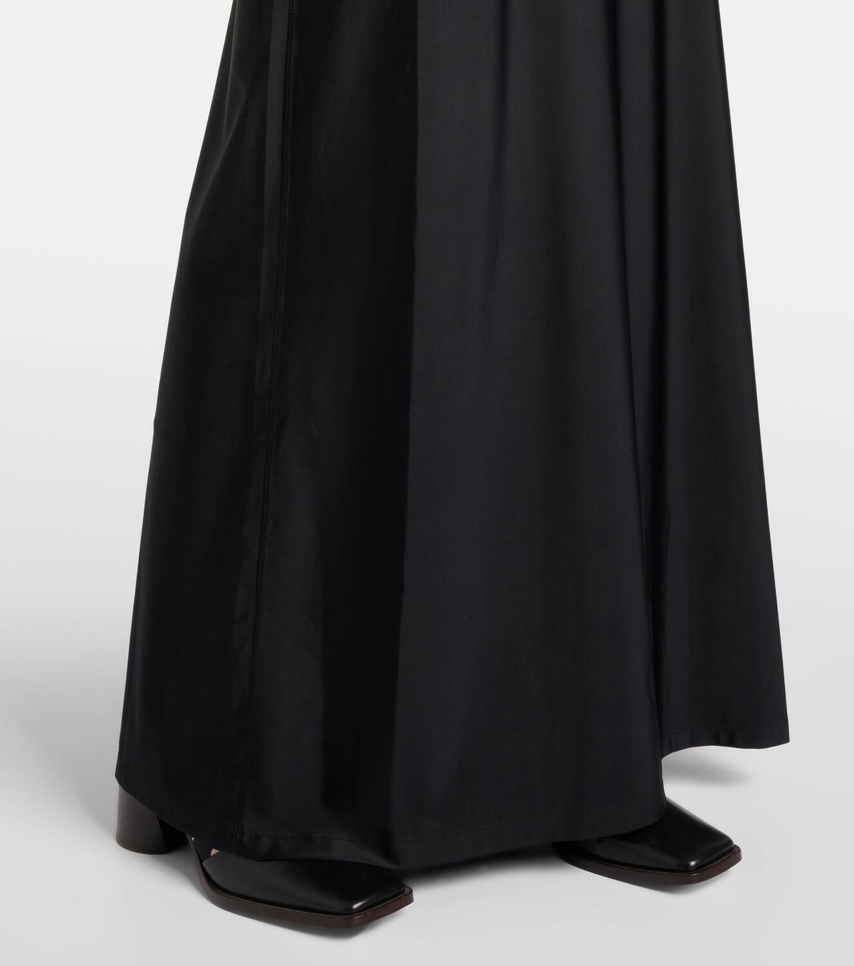 Marine Serre Draped jersey maxi dress