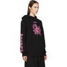 Marcelo Burlon County of Milan Black Skull Tattoo Hoodie