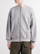 OrSlow - Cotton-Jersey Zip-Up Sweatshirt - Gray