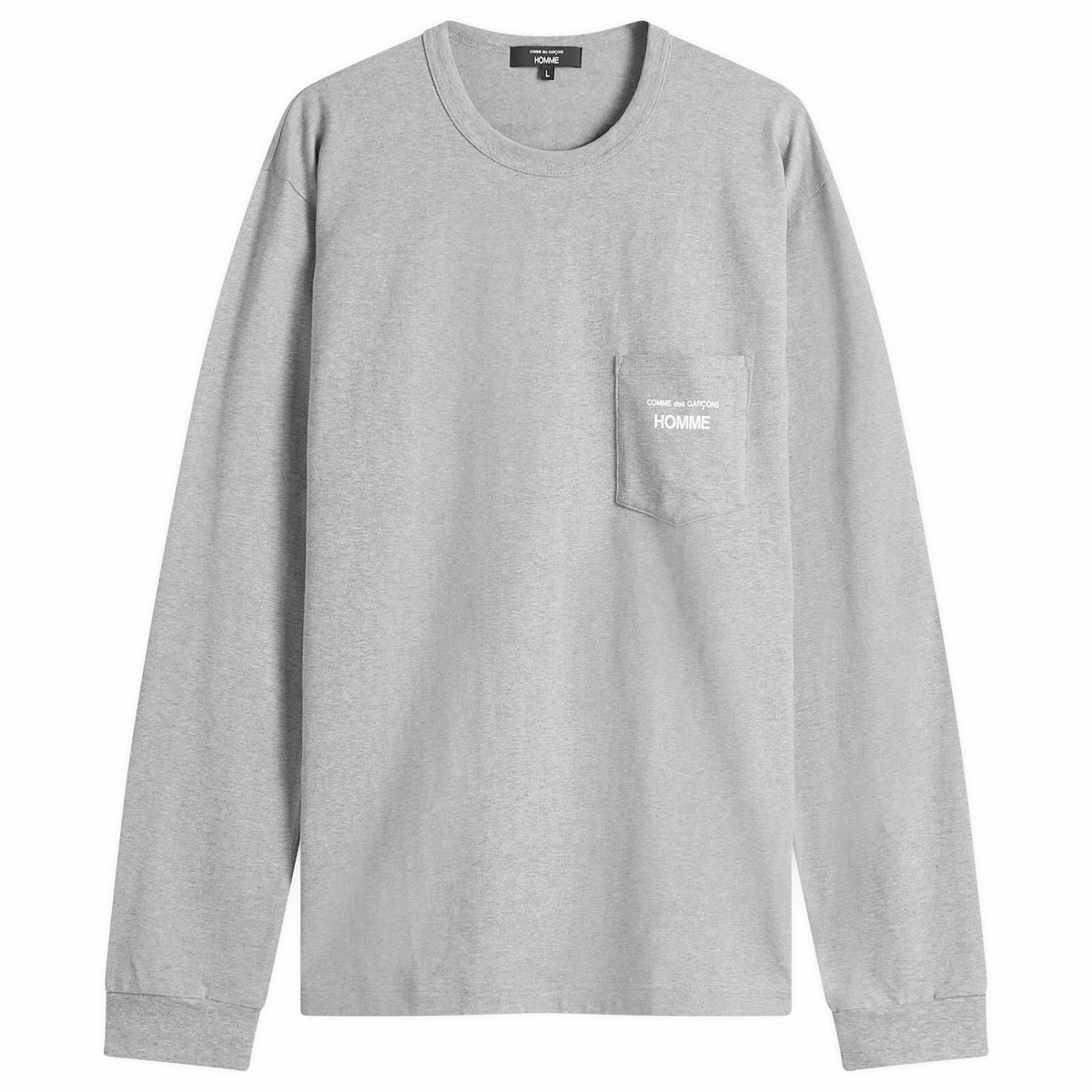 Comme des Garçons Homme Men's Pocket Logo Long Sleeve T