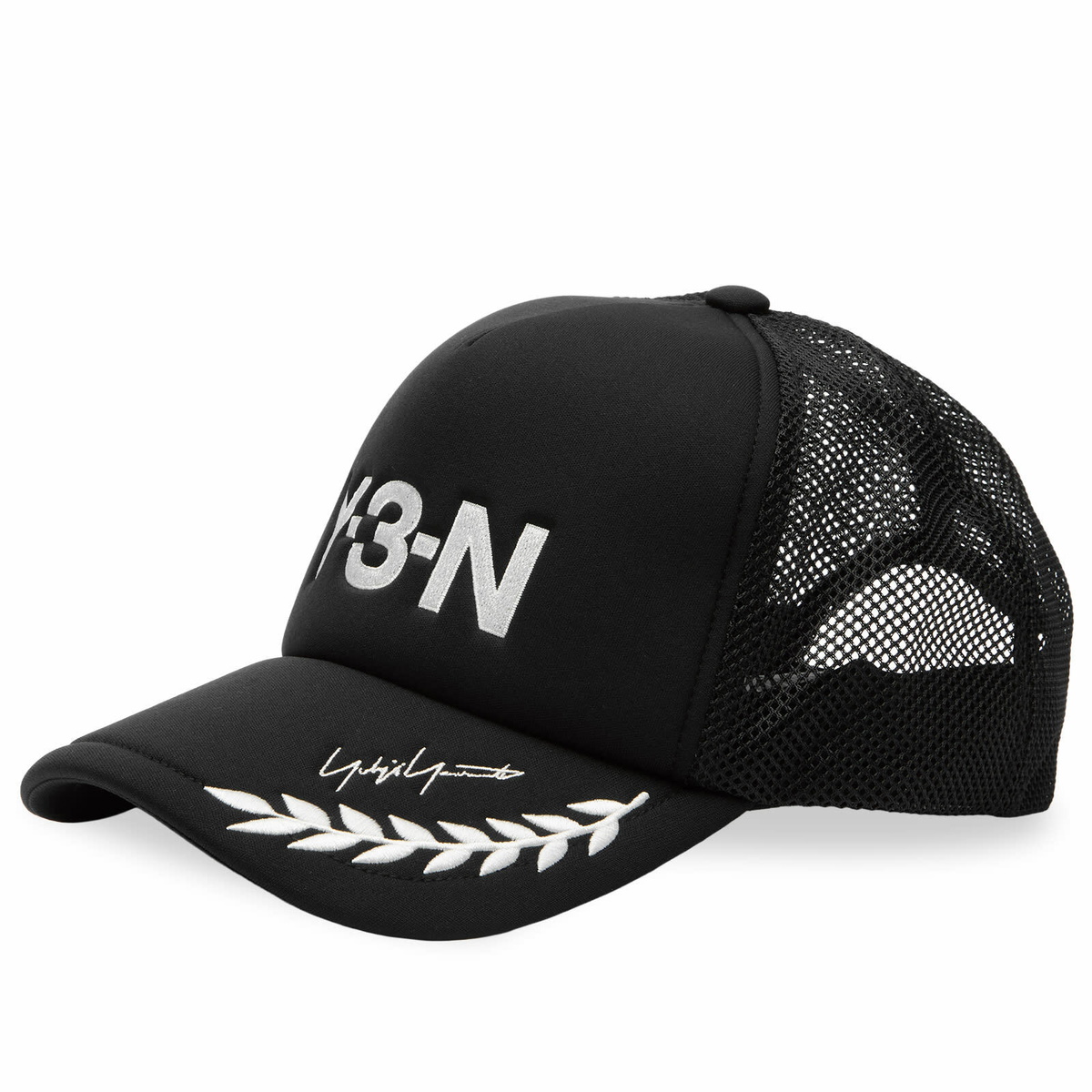 新品 Y-3 NBHD TRUCKER CAP Y-3 Men's x NBHD Trucker Cap in Black Y-3