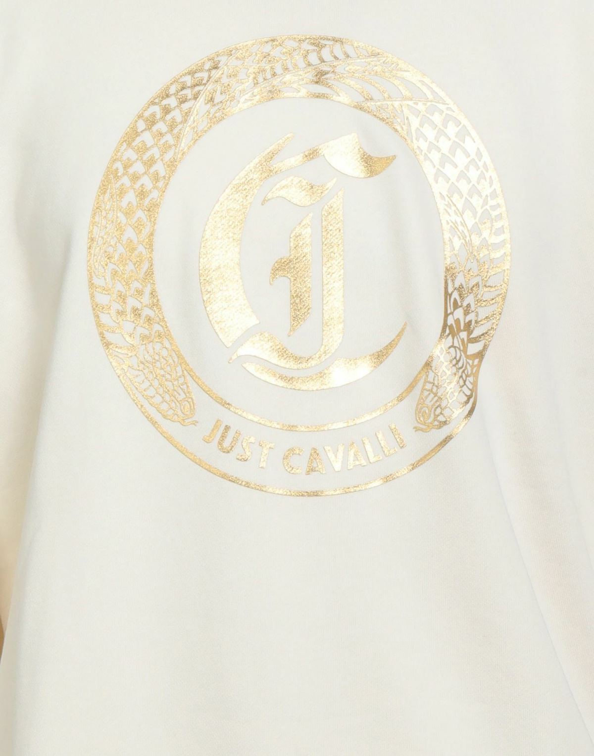 Just Cavalli Mens Sweatshirt in Off white