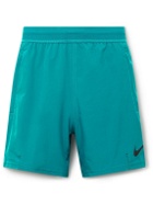 Nike Training - Pro Straight-Leg Recycled Flex Dri-FIT Shorts - Blue