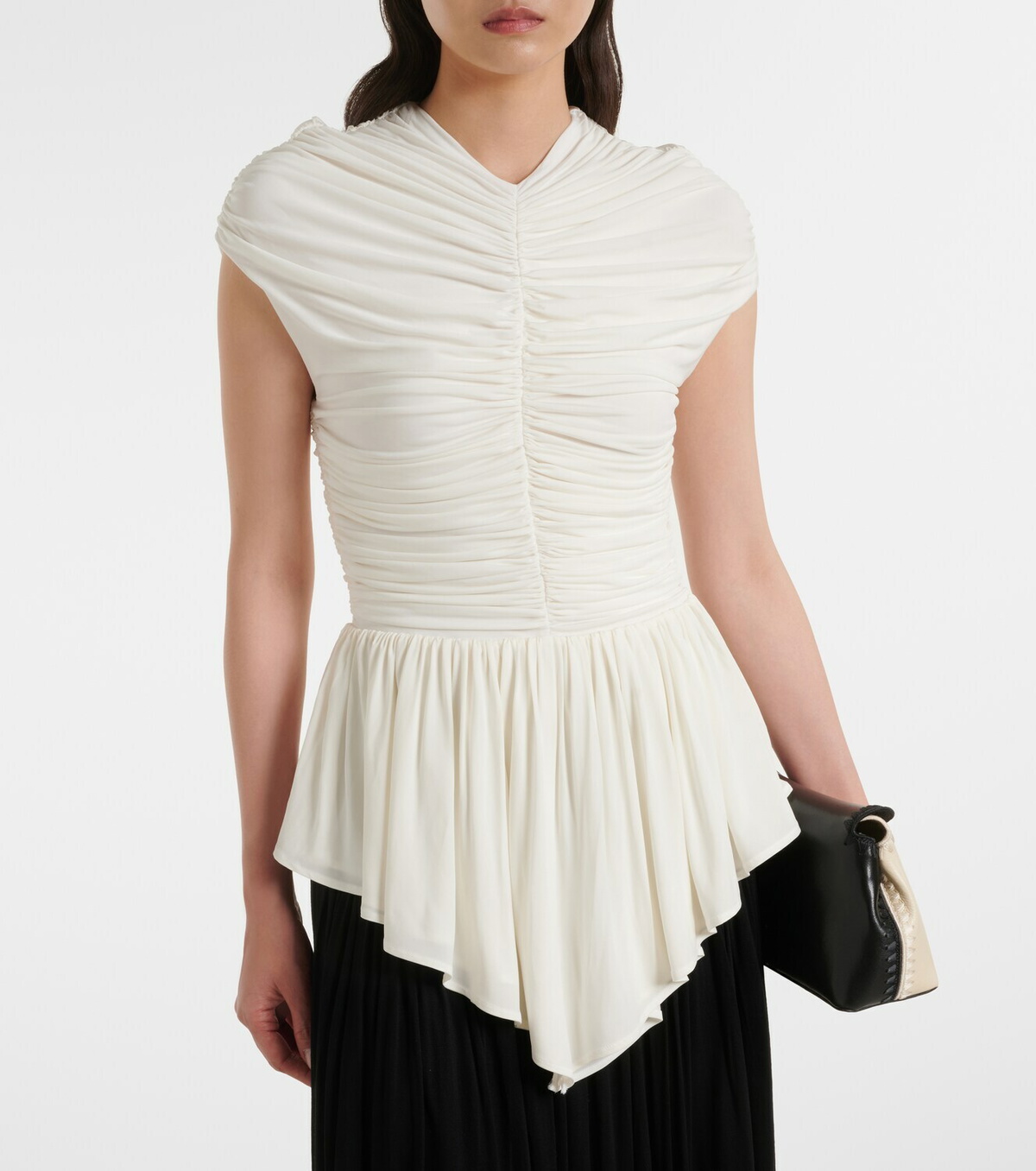 Tove Gabor ruched jersey top