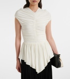 Tove Gabor ruched jersey top