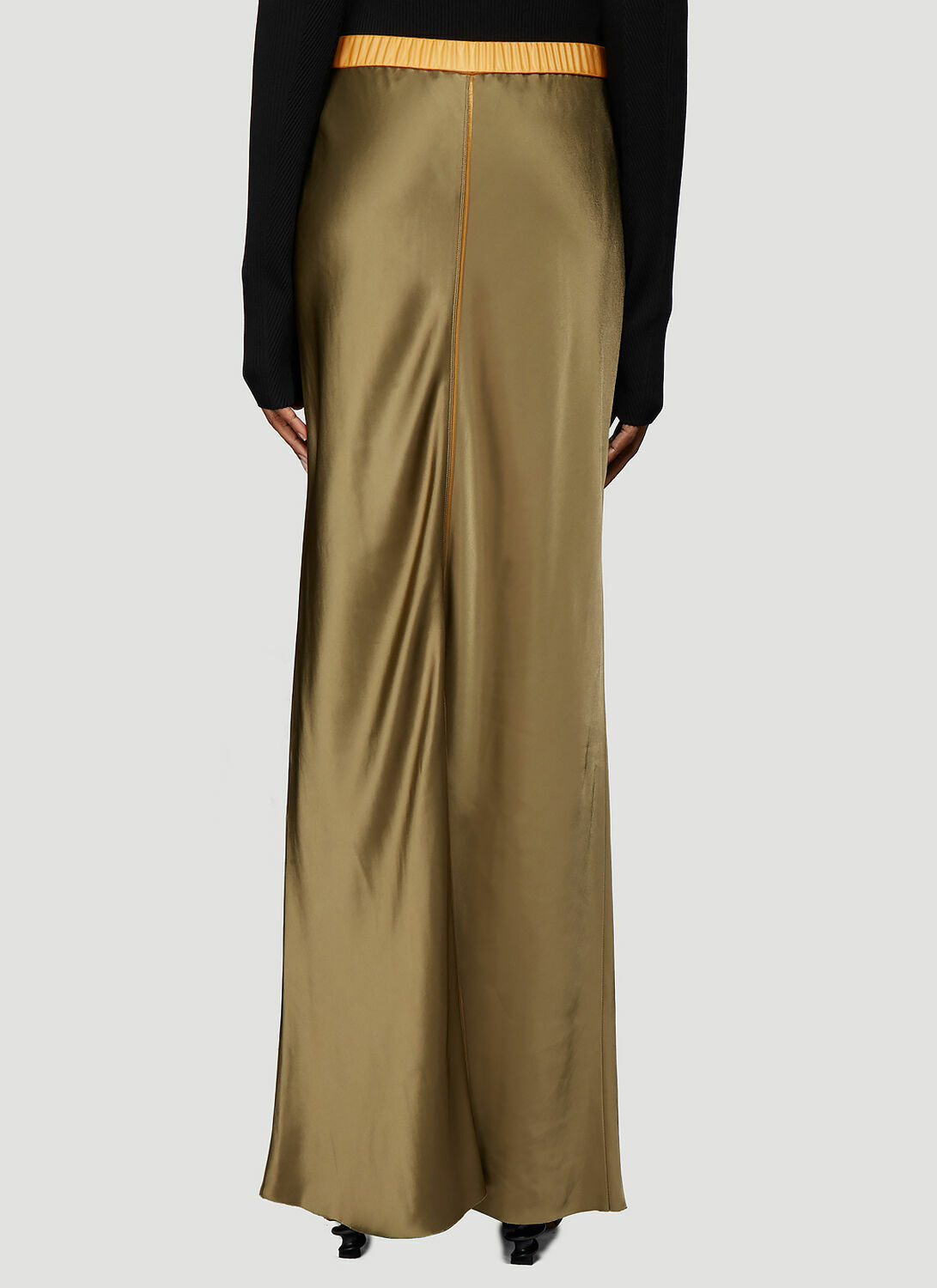 Helmut Lang Satin Slip Skirt