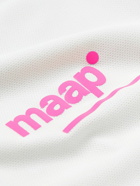 MAAP - Training Logo-Print Stretch Recycled-Jersey Cycling T-Shirt - White