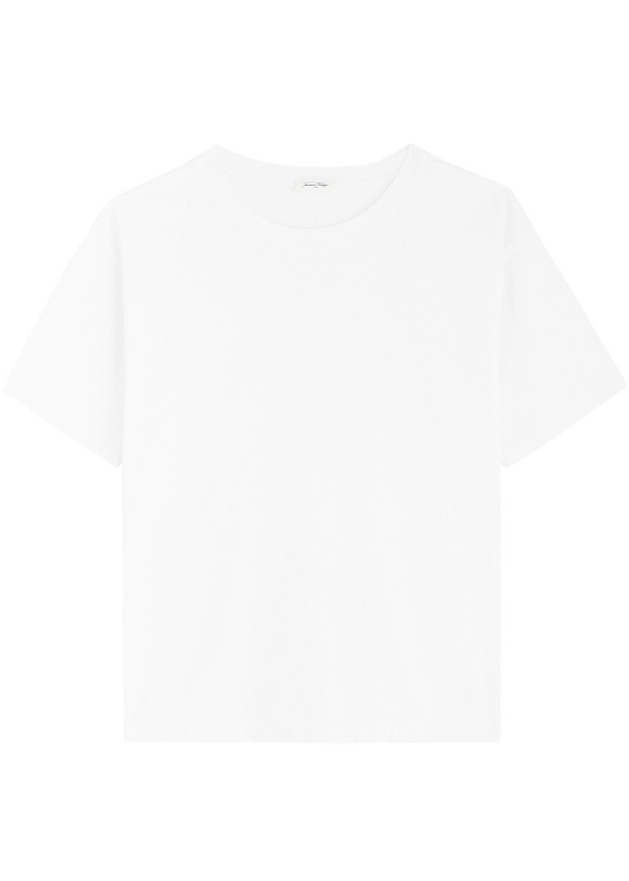 American Vintage Fizvalley Cotton T-shirt White