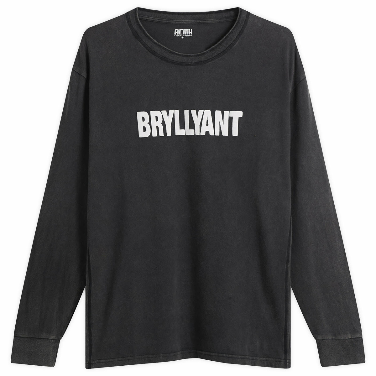 ACMH by Magic Castles Men's Bryllyant Long Sleeve T-Shirt in Vintage Black