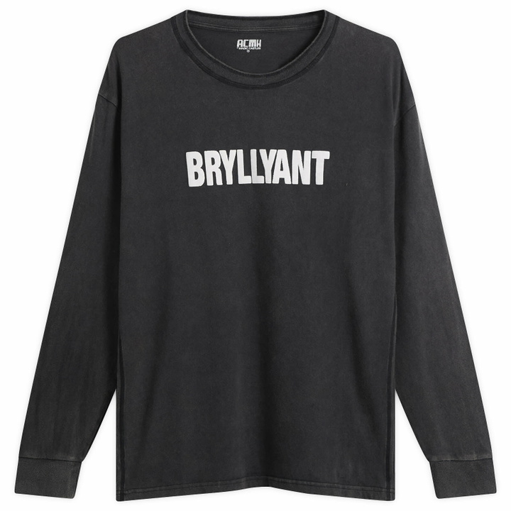 Photo: ACMH by Magic Castles Men's Bryllyant Long Sleeve T-Shirt in Vintage Black