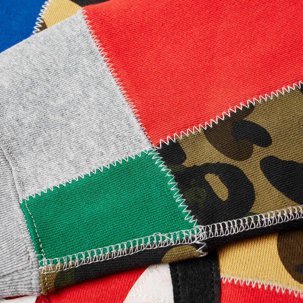 A Bathing Ape Patchwork Shark Wide Crew Sweat A Bathing Ape