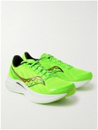 Saucony - Endorphin Speed 3 Rubber-Trimmed Mesh Running Sneakers - Green