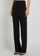 Another Tomorrow Straight-leg Jersey Trousers Black