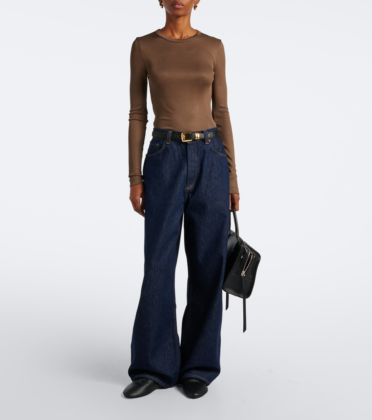 Agolde Delphi ribbed-knit top