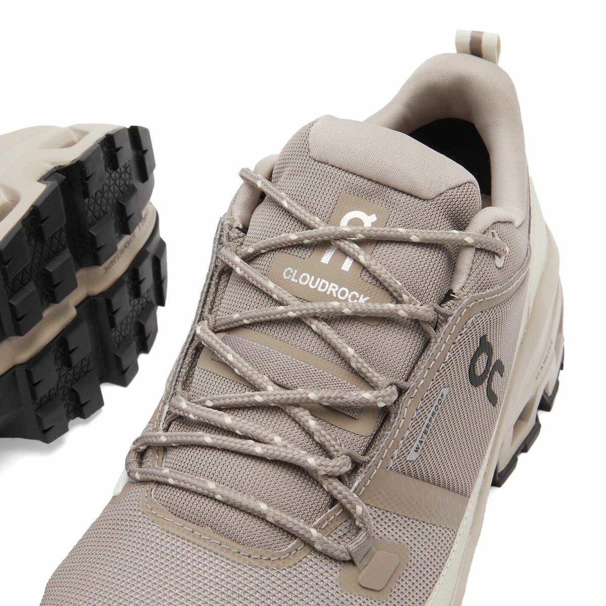 ON Men's Cloudrock Low WP in Cinder/Fog