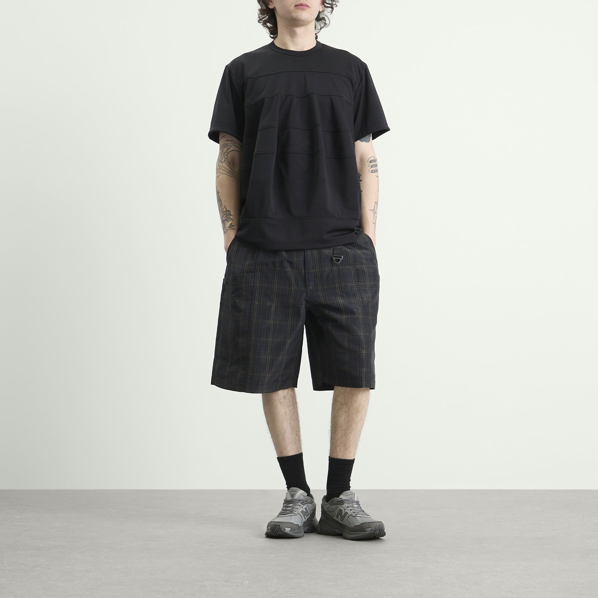 Comme des Garçons Homme Plus Men's Smooth Thick T-Shirt in Black