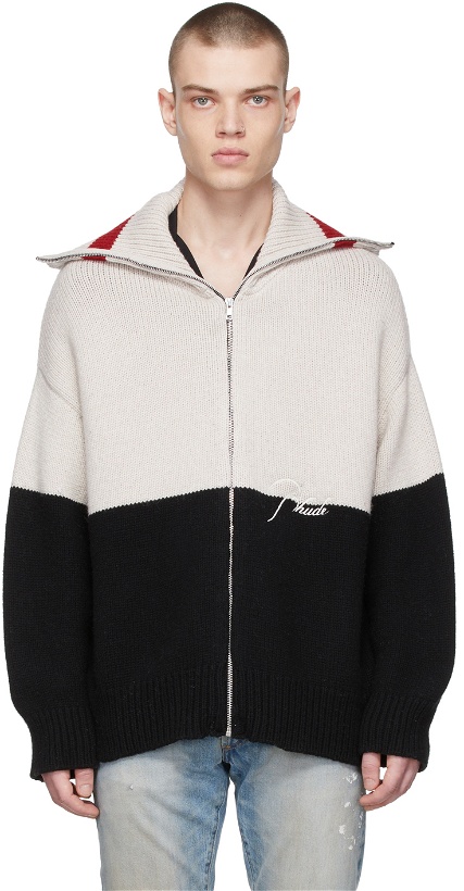 Photo: Rhude SSENSE Exclusive Off-White Wool Sweater