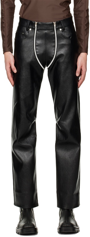 Photo: GmbH Black Lata Leather Pants