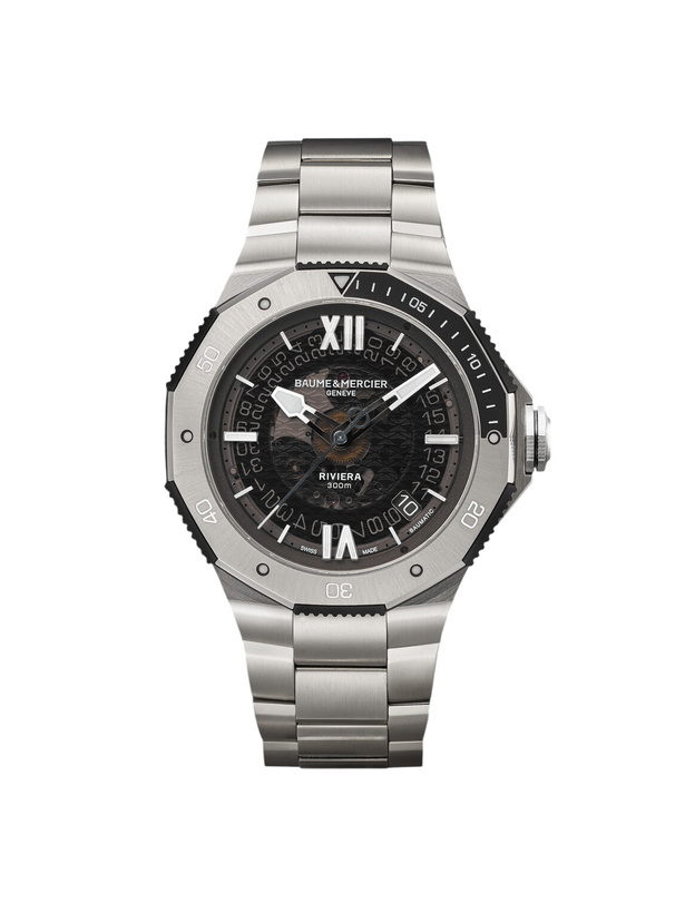 Photo: Baume & Mercier - Riviera Automatic Stainless Steel Watch, Ref. 10717